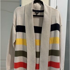 Talbots Medium Petit Cardigan with Fall Colors